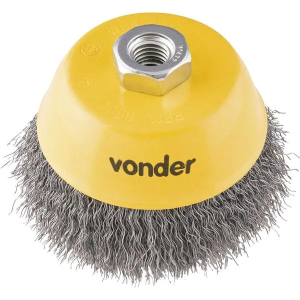 Escova tipo Copo 4" Ondulada - VONDER
