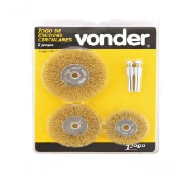 Jogo De Escovas Circulares Vonder - 3599518860