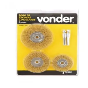 Jogo De Escovas Circulares Vonder - 3599518860