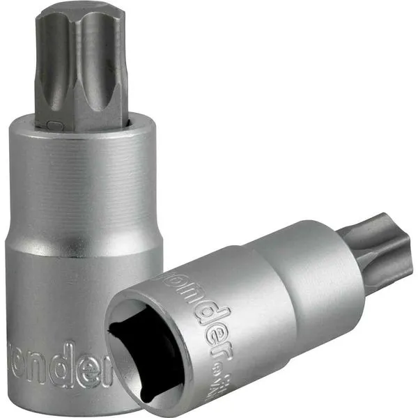 Soquete hexalobular macho T-60 encaixe 1/2" - VONDER