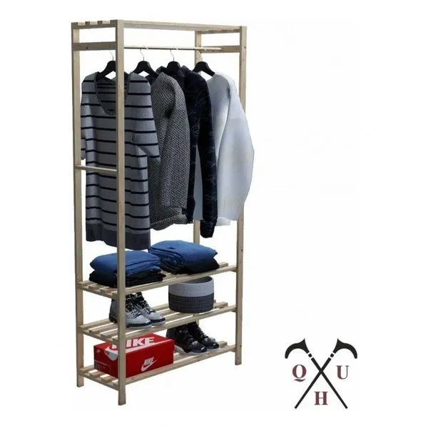 Kit Arara Nova Para Closets Reforçada De Qualidade E Aparador 60X50Cm Expositor Design Original Mode