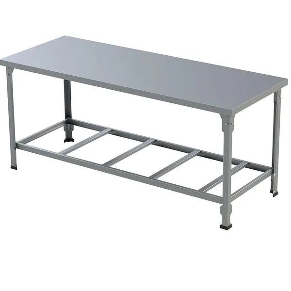 Mesa De Manipulação Itajobi 1,80x70cm Desmontável Total Aço Inox