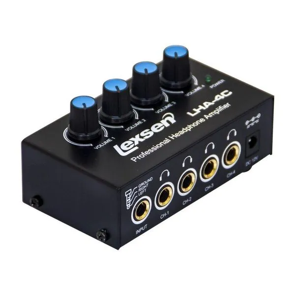 Amplificador Para Fone De Ouvido Lha-4c Da Lexsen