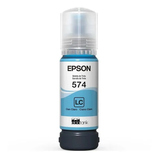 Refil de Tinta T574520-AL para Impressora L8050 Ciano Claro 70ml Alto Rendimento Epson Refil de Tinta T574520-AL para Impressora L8050 Ciano Claro 70ml Epson