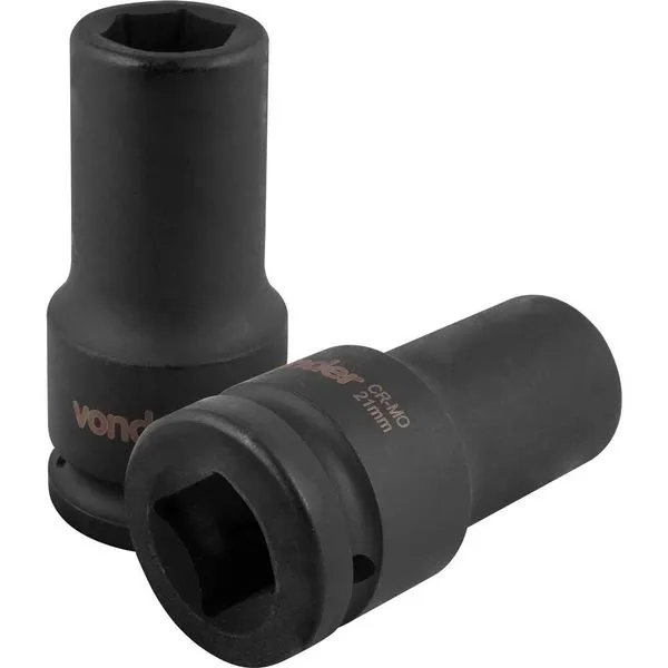 Soquete Sextavado Impacto Longo 3/4"x21mm Cromo Molibdênio - VONDER