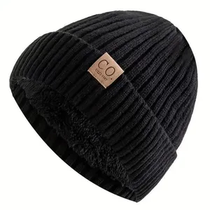 Gorro De Inverno - Forro, à Prova De Vento & Aquecedor De Orelhas Preto