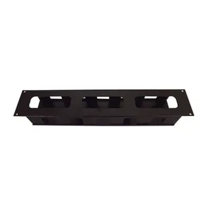 Guia Organizador de Cabos 2Ux19 Padrão 19" 2Us com Tampa Removível Preto Max Eletron Guia Organizador de Cabos 2Ux19 Padrão 19" Tampa Removível Preto Max Eletron