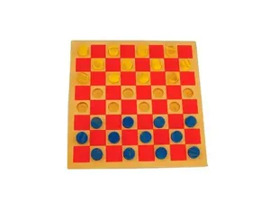 Brinquedos Educativos - Jogo Damas em Mdf 24 Peças
