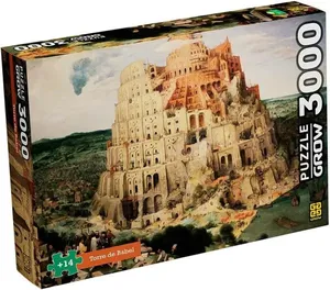 Quebra Cabeça 3000 Peças Torre De Babel - Grow 04595