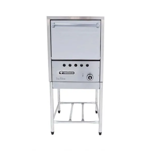 Forno Gás Baixa Pressão Profissional Don Bidone FGDB60P Metalúrgica Venâncio GLP Aço Inox 98L Prata Forno Gás Baixa Pressão Profissional Don Bidone FGDB60P Metalúrgica Venâncio GLP Inox 98L Prata