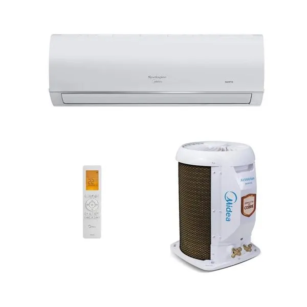 Ar-Condicionado Split HW Air Volution Connect Springer Carrier Midea Inverter 12.000 BTUs Frio 220V