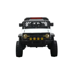 Jipe Elétrico Infantil Bang Toys N6 Com Controle Remoto Branco 12v