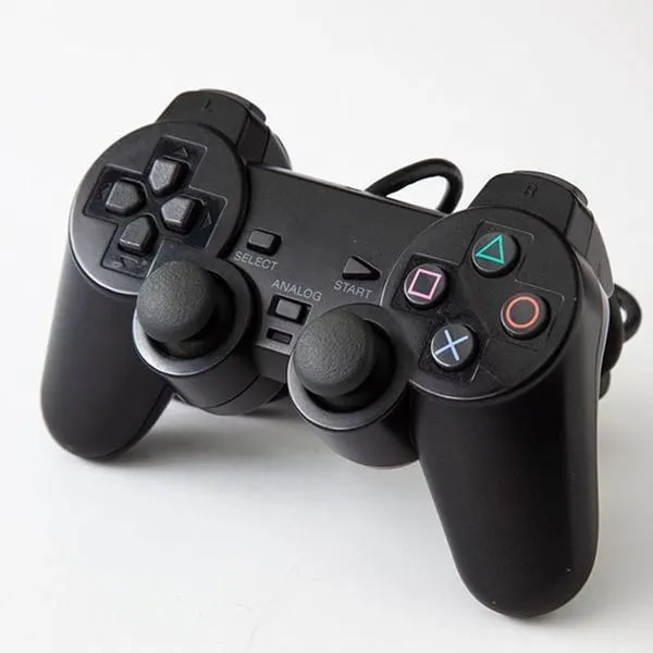 Controle De Vídeo Game PS2 Dualshock Joystick Com Fio
