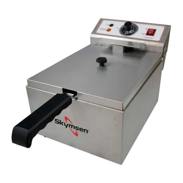 Fritador Elétrico 5 Litros 1 Cuba Inox Fe-10-n 220v - Skymsen