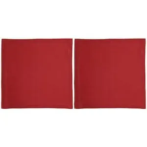 Conjunto de Guardanapos Wolff Mesa em Algodão Vermelho - 2 Peças