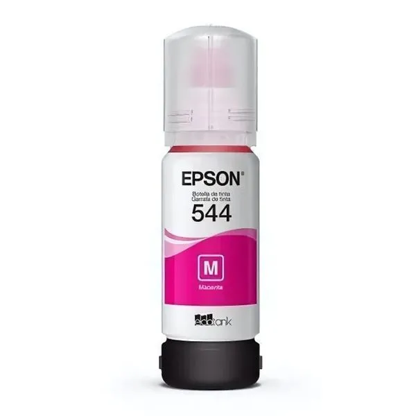 Refil de Tinta T544322 Br Magenta 65ml Rendimento 7.500 Páginas para Impressora Epson Refil de Tinta T544322 Br Magenta 65ml Alto Rendimento para Impressora Epson