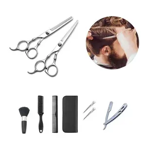 Kit Tesouras Profissionais em Aço Inox Cor:Prateado