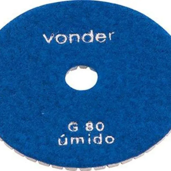 Disco Lixa Diamantado Umido 4 G 80 Vonder