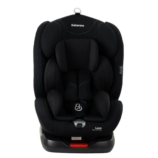 Cadeira para Carro Infantil Leon 8022 Até 36kg com Cinto 5 Pontos Isofix Giro 360º Preto Galzerano Cadeira para Carro Infantil Leon 8022 Até 36kg Isofix Giro 360º Preto Galzerano