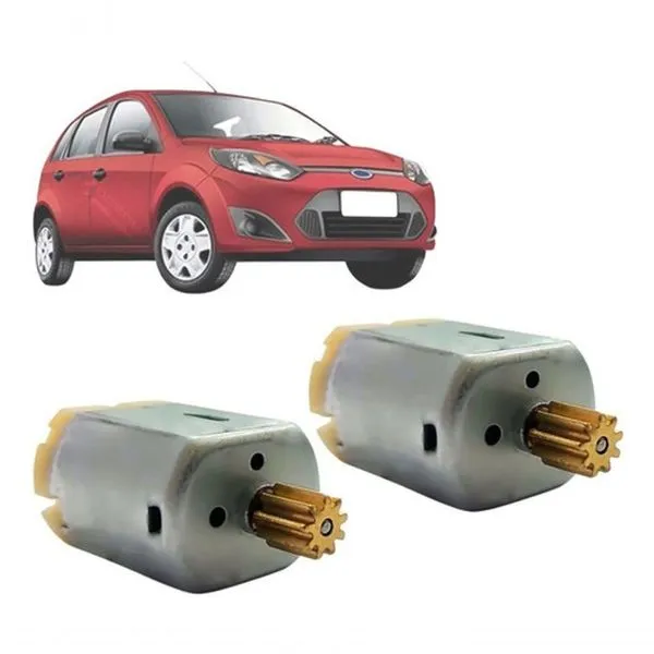 Par Micro Motor para Trava Elétrica de Fechadura Modelo F103 Compatível com Fiesta KA Ecosport com Engrenagem Metal 12 Par Micro Motor para Trava Elétrica de Fechadura F103 Compatível com Fiesta KA Ecosport Universal