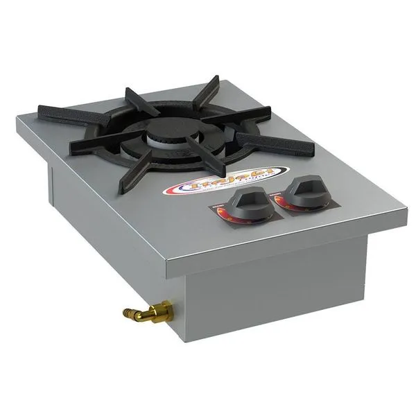 Fogão 1 Boca De Embutir Baixa Pressão 1qd 20x20 Inox Sl13015-i Itajobi