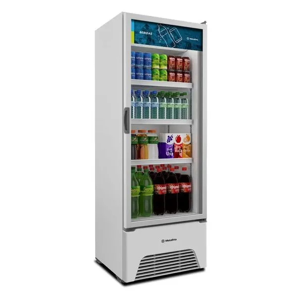Visa Cooler Refrigerador Expositor De Bebidas Vertical 2 A 8ºc 370L Branco VB40AL Metalfrio 110V Visa Cooler Refrigerador Expositor De Bebidas Vertical 2 A 8ºc 370l Vb40al 127v Branco 127v