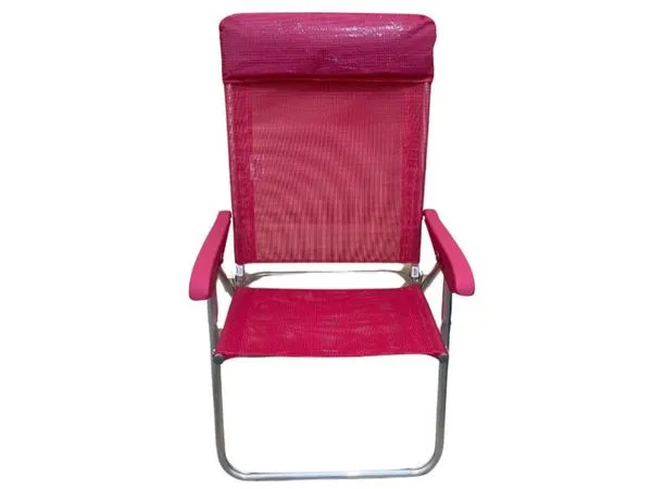 Cadeira Reclinavel Master Sanete Almofada Ronchetti 140 Kg Rosa