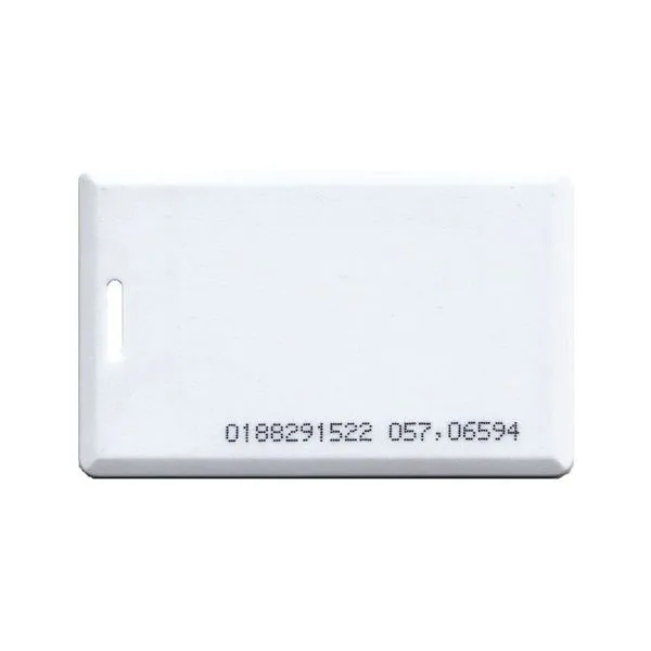 Kit 10 Cartoes Ponto PVC Proximidade Clamshell RFID 125kHz EM4100 Controle de Acesso Branco Motivate Kit 10 Cartoes PVC Proximidade RFID 125kHz EM4100 para Ponto Eletronico Branco Motivate