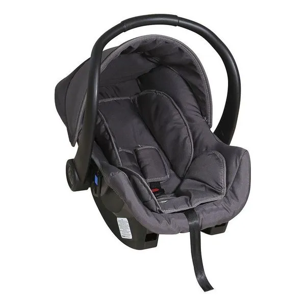 Bebê Conforto Cocoon GL8181 0 a 13kg com Cinto 3 Pontos e Capota Dupla Face Preto e Cinza Galzerano Bebê Conforto Cocoon GL8181 0 a 13kg com Cinto 3 Pontos Preto e Cinza Galzerano