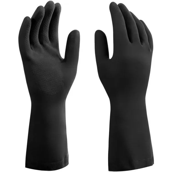 Luva De Latex Anti-derrapante Preta Safetex Pro 157 Tamanho G - Pa27664-8 - Mucambo