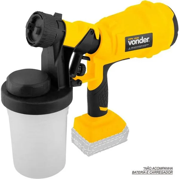 Pistola para pintura 18V sem bateria e sem carregador IPPV 1826 - VONDER