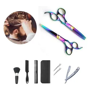 Kit Cortar Cabelo Tesouras Profissionais Cor:Furta Cor