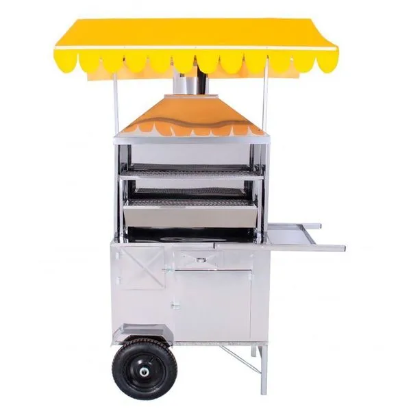 Carrinho De Churrasco Inox R2 Com Churrasqueira De 80cm 67159 sem variação