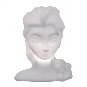 Luminária Abajur De Mesa Elsa Frozen Disney Usare Branco