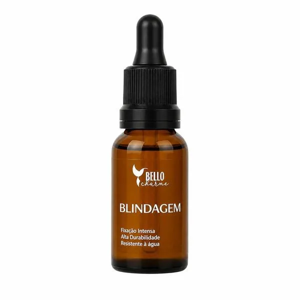 Fixador de Maquiagem Blindagem Selante de Alta Performance Resistente à Água e Suor 30ml Cheguei BR Fixador de Maquiagem Blindagem Alta Fixação com Conta-Gotas 30ml Cheguei BR