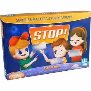 Jogo Stop - Cartelas e Roleta - NIG