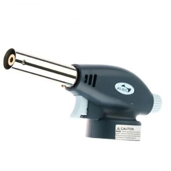 Macarico Culinario Automatico Regulagem Gourmet Recarregavel Encaixe Dois Tipos Refil Reparos