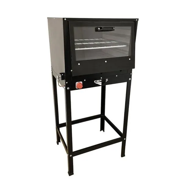 Forno Grande Com Cavalete 100 Litros Baixa Pressão Com Tampa De Vidro Cefaz Frg-16