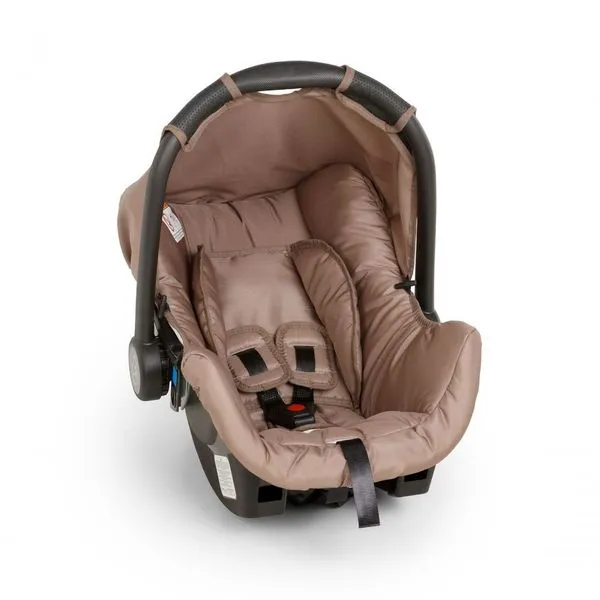 Bebê Conforto Grid 8184 de 0 Até 13kg com Cinto 3 Pontos e Tecido Removível Toffee Galzerano Bebê Conforto Grid 8184 de 0 Até 13kg com Alça Anatômica Toffee Galzerano