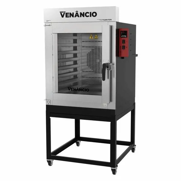 Forno Industrial Turbo Twister Elétrico Venâncio Para 8 Esteiras 380v Trifásico Fvt8e