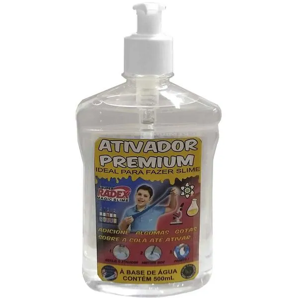 Ativador para Slime - Premium - 500 Gramas - Reval
