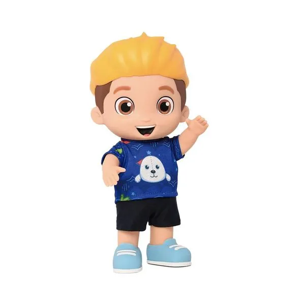 Boneco - Luccas Neto - Novo - Azul - 28Cm - Novabrink