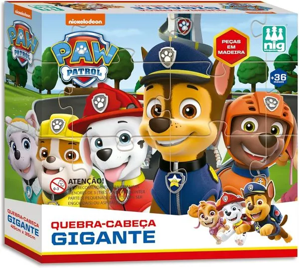 MAD. QUEBRA CABEÇA GIGANTE - PATRULHA CANINA - NIG