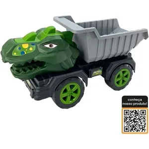 Caminhão de Brinquedo Dino Truck Caçamba 36cm Rodas Livres Homeplay