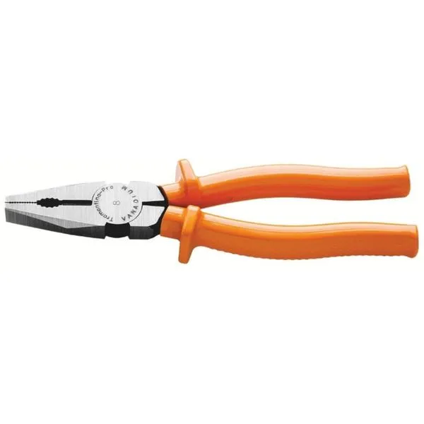 Alicate Universal Isolado Profissional 8" Tramontina Pro Aço Cromo Vanádio Manutenção
