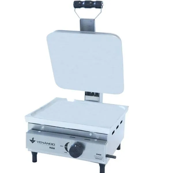 Prensa Chapa Grill Alumínio Lisa 35a Pg35a Venâncio