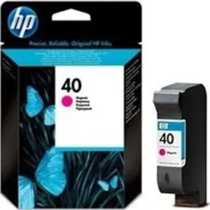 Cartucho de Tinta HP 40 - 51640M para Impressoras HP 200 300 330 400 430 650C 650PS Magenta Original HP Cartucho de Tinta HP 40 - 51640M 42ML Original Magenta para Impressoras Compatíveis HP