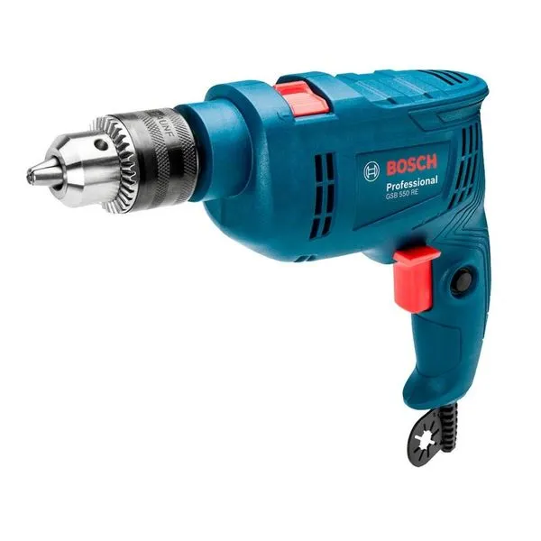 Furadeira de Impacto 1/2" (13mm) 550W GSB550RE Bosch Furadeira de Impacto 1/2" (13mm) 550W GSB550RE 220V Bosch