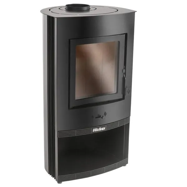 Calefator a Lenha Hidro Calidum Dupla Combustao Preto