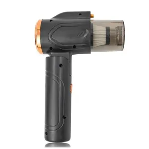 Mini Aspirador De Po Portatil Vertical Usb Recarregavel 2 Em 1 Retratil Automotivo Sofa Preto